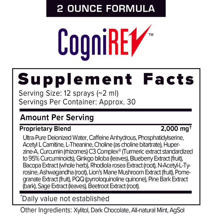 CogniREV Nootropic Brain Boost Extra Strength