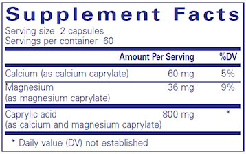 Caprylic Acid 120 vcaps