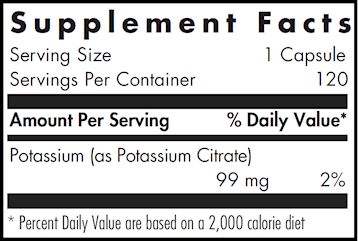 Potassium Citrate 99 mg 120 caps