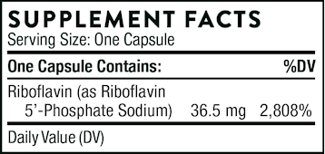 Riboflavin 5'-Phosphate 60 caps